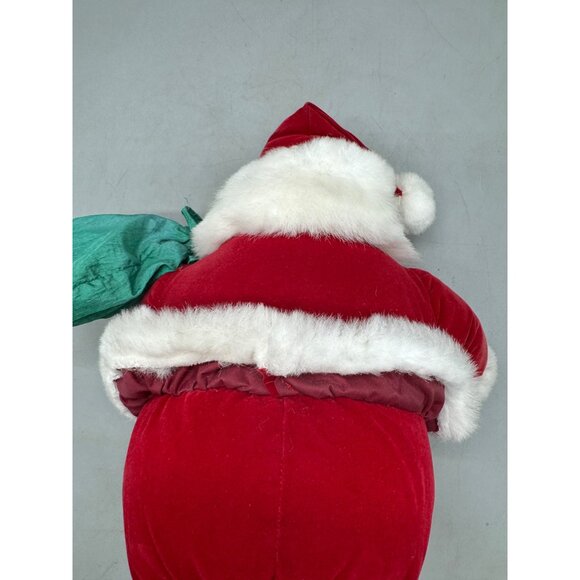 Christmas Santa Plush Stuffed Animal About 13" By Main Joy Used READ - Picture 10 of 10